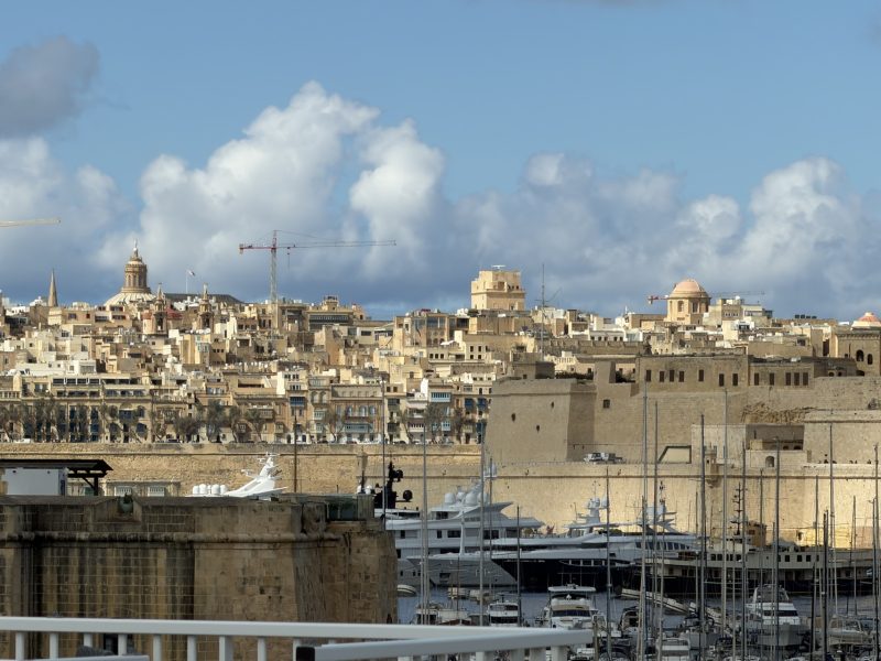 View over the Grand Harbour, Malta